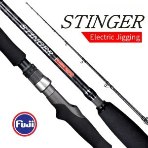 Canne Canna da pesca Jigging elettrica 1.9m 2630kg Potenza richiamo Max400 PE38 Canne da lancio per barche con canna da acqua salata di qualità giapponese