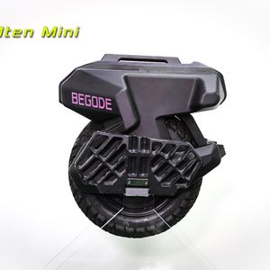 BEGODOD MTEN MINI 42V 98WH 180WH Elektrikli Tek tekerlekli bisiklet GOTWAY 11inch 21700 30T 50S 500W Motor Işık Monowheel Dengesi 14kg 2000 lümen Tek Tekerlek