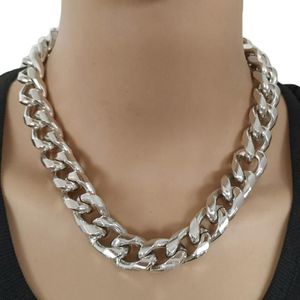 Ketten Statement Halskette Gothic Chunky Chain Choker Punk Rock Halsketten Goth Vintage Collier Männer Frauen Jewelry2512