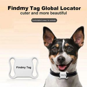 Acessórios Mini GPS Tracker Locor à prova d'água Bluetooth Wireless Cat and Dog Tracker Smart Animal Finder Petenting Rastreador de posicionamento