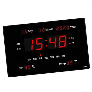 Wall Clocks Digital Electronic Clock Timer LED Display Temperature Table