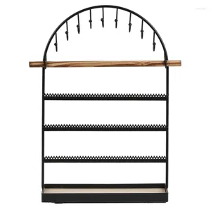 Storage Boxes 5-Layer Arch Type Jewelry Rack Display Prop Ring Box Earring Necklaces Rings Easy To Use