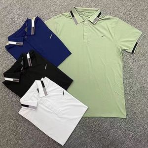 Tasarımcı Erkek Polos Gömlek Marka Giysileri Mans Kumaş Polo T-Shirts Yaka Kısa Kollu Moda Sıradan İlkbahar Yaz Sporları T-Shirt Tee Fil Sold Renkler Gevşek 2xl