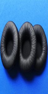 100 -pakowy 55 mm skórzana podkładka do uszu Zestaw słuchawkowy Wymienne poduszki do uszu Wojenna okładka gąbki dousznej 55 cm dopasowanie na większości słuchawek7770170
