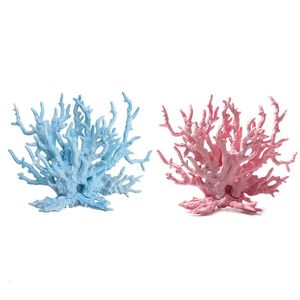 Artificial Coral Aquarium Fish Tank Decoration Landscape Ornament Accessories Supplies 240226