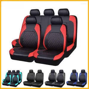 Car Seat Covers Universal PU Leather Cover Pad Comfortable Protection Auto Chair Protector Four Season Interior Accessories