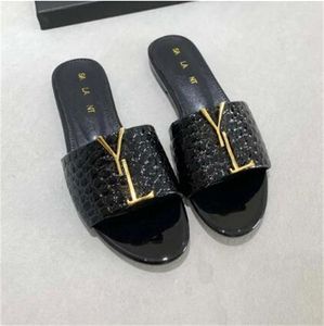 2024 luxos designer masculino feminino chinelos sandálias sapatos clássico slide verão moda tamanho plano 35-41
