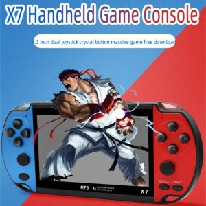 Oyuncular X7 Handheld Game Console 4.3inch TFT HD Ekran Taşınabilir Retro Oyun Oyuncusu Üretilen 10000 Oyunlar PS1 GBA NES GBC için Video Oynatıcı