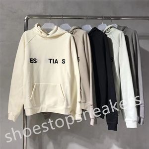 Neutraler Kapuzenpullover für Herren und Damen, hochwertig, mit Buchstaben bedruckt, Kleidung, Kapuzenpullover, Pullover, O-Ausschnitt, lange Ärmel, Hoodies, Übergröße, Streetwear, Schwarz, Größe S-XL