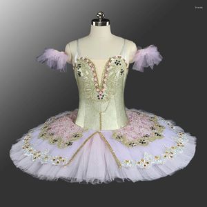 Stage Wear Shiny 12 Layers Professional Performance Women Adult Kids Girls Custom Size Peach Sugar Plum Fairy Ballet Tutu