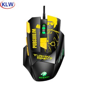 Mice Professional Wired PUBG Gaming Mouse 6 Buttons 4800 DPI RGB Backlit USB Computer Mouse Game Mouse Mouse For PC laptop PS4 LOL