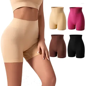 Mulheres cintura alta corpo shaper calcinha barriga controle emagrecimento shapewear shorts roupa interior treinador calças de segurança