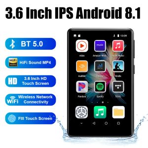 Player MP3 -Player mit Bluetooth und WiFi 3.6inch Voll -Touch -Screen -MP3 -Player mit Spotify Android Streaming Music Player