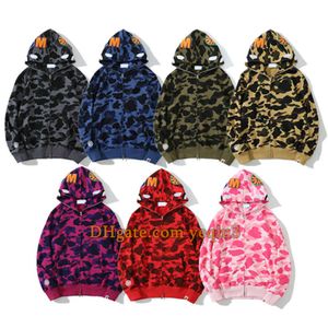 Mens hoodies Camouflage hoodie zip jacket designer hoodie sweater hoodies women sportswear sweatshirt streetwear Asian size Unisex pullover Full zipper design 32