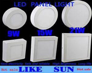 Zaskoczony Immowalny 9W 15W 21W Okrągłego kwadratowego panelu LED Światło powierzchniowe Montowane LED Downlight Lighting LED Sufit Diftle 4025758