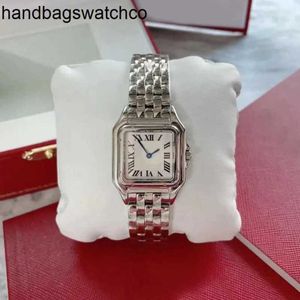 Top Carters Watch Tank Swiss Watches Fashion Watches High Quality Designer Watch 50 Meter Ew Factory Par Style Orologio Square Iced Out AAA Panthere är gjorda av qua