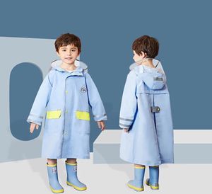 GearRaincoats Crianças Engrossado Casaco de Chuva Ao Ar Livre À Prova D' Água Capa de Chuva Crianças Poncho À Prova de Vento Meninos Meninas Inverno Student4146851