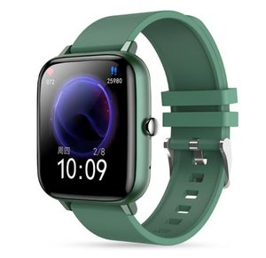 P6 154 pollici schermo uomo Bluetooth chiamata ECG braccialetti intelligenti orologi donna pressione sanguigna fitness Smartwatch per Android iOS Can Mo5905473