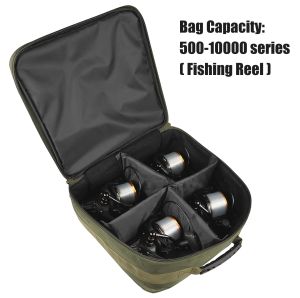 Bags Fishing Reel Storage Bag Carrying Case Oxford Cloth Reel Lure Gear Carrying Case for 50010000 Series Spinning Fishing Reels