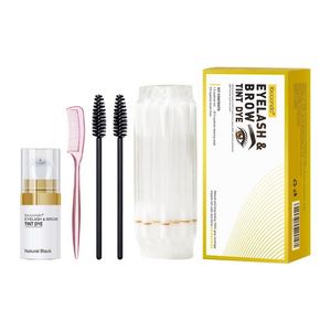 Eyebrow Enhancers Ibcccndc Professional Eyebrow Tint Kit Enhancer Semi Permanent Eyebrows Coloring Waterproof Long-Lasting Easy To Wea Dhfq0