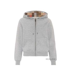 Burrberry senhoras designers de alta qualidade das mulheres hoodies camisola jaquetas burbrerys com zíper feminino fino moletom com capuz marca 361