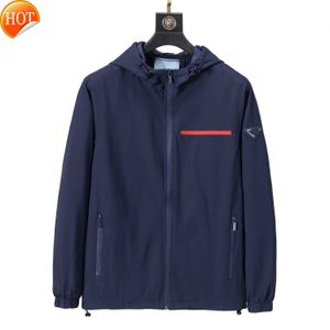 Herrjackor män prad a jackets designer mode mens jacka vår och höst vind sport brytare avslappnad blixtlås kläd asiatiska storlek m-3xl3mk1