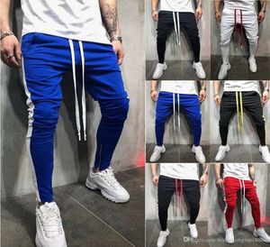 Hirigin Harajuku moda męskie joggery Slim Pencil Spodnie Hip Hop Streetwear Mens Clthes 2018 Mężczyzn Sweatpants Track Pant New1646754