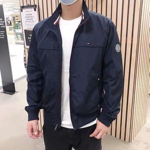 Hilfigers Jacket Designer Luxury Fashion Men Top Quality Jackets Spring Autumn Mens Independent Embroidery Badge Jacket Coat Windproof Sunscreen Coat