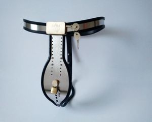 Male T-shaped Belt Underwear Stainless Steel Device with Urethral Catheter Cock Cage Anal Plug Sex Toys for Men3345574