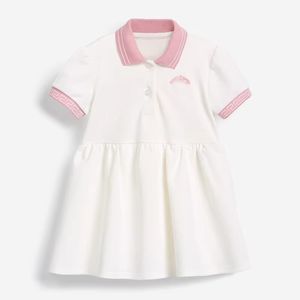 3-7 YEARS girl Dress Summer Striped skirt fashion GIRLS Dress Turn-down Collar Children Princess