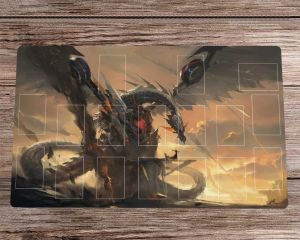 パッドYugioh Playmat Cyber​​ Dragon Infinity TCG CCG TRADING CARD GAME MAT BOARDゲームプレイマットフリーバッグデスクマットマウスパッド60x35cm