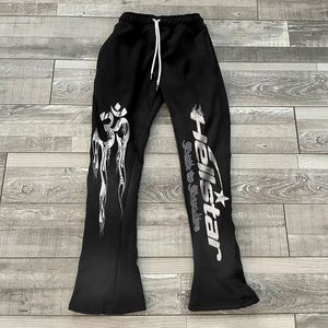 Designer Men's hellstarr Pants Graphic Print Vintage Streetwear Micro Stretch Flared Pants Men's Loose Casual Sports Joggers Sweatpants 481