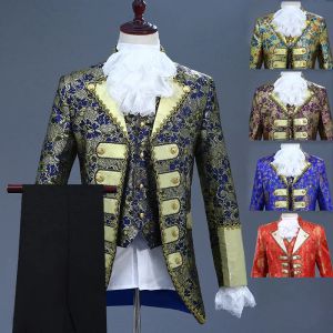 Suits 2023men's European Code Court Dress Performance Costume Prince Charmig Stage Retro European Drama Performance Costume