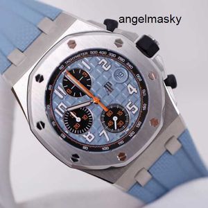 Relógio moderno cronógrafo AP relógio de pulso Royal Oak Offshore 26238ST disco azul relógio masculino relógio mecânico automático suíço luxo esportes lazer moda relógio diamet