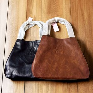 New Miuly Home Big Bag Bag Bag Bag Double كتف كبير حقيبة حمل حقيبة Hobo One Counter Counter Luttararm Lagens