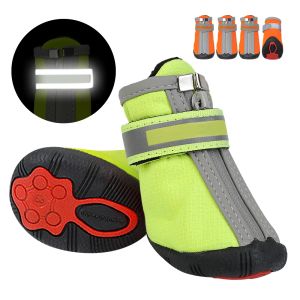 Shoes Winter Dog Shoes Warm Small Big Dogs Shoes Socks Waterproof Reflective Dog Boots Paw Protector Non Slip Rain Snow Pet Booties