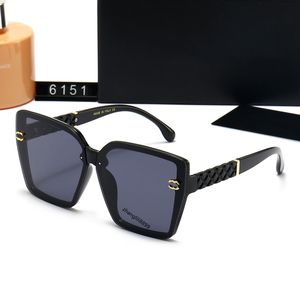 Sonnenbrille für Damen und Herren, Sommer, rechteckig, quadratisch, polarisiert, Luxus-Stil, Mode, Sport, Designer-Sonnenbrille, UV-Schutzbrille, zufällige Box 6151