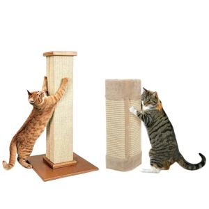 Arranhadores venda quente brinquedos para animais de estimação coluna romana final arranhando post pequeno moderno gato torre e madeira gato torre árvore pet escalada quadro