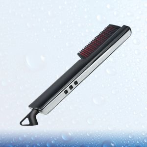 Irons Women Men Hair Straightener Ceramic Electric Hair Straightening Comb Beard Comb Hair Style Tool with EU Plug