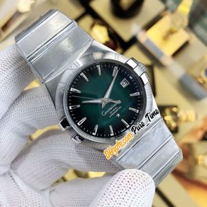 40mm Constellation Date 1503 51 00 Watches Green Gradient Dial Autoamtic Mens Watch rostfritt stålarmband Luxury Gents Pure Tim208f