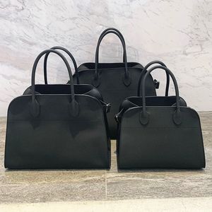 Дизайнерские сумки The Row Terrasse Tote Margaux Женская натуральная кожа через плечо Мужская сумка-клатч Messenger Travel Beach Shopper Bag Высокое качество, высокое качество