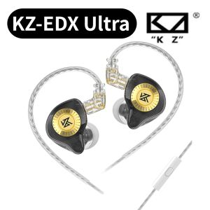 Headphones KZ EDXUltra Earphones Bass HIFI Earbuds In Ear Monitor Headphones Ergonomic Wired Headset Game Sport Noise Cancelling Earbuds