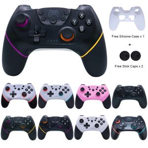 Gamepads ny trådlös Bluetoothcompatible gamepad för NSWITCH NS Switch Pro Console Control gamepad USB Joystick Switch Pro Controller