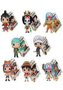 Bir parça ffy Tony Tony Chopper Ace Zoro Roronoa Üç Kılıç Anime Fan Figürleri Model Heykeli Ev Masaüstü Araba Dekora 29379520016