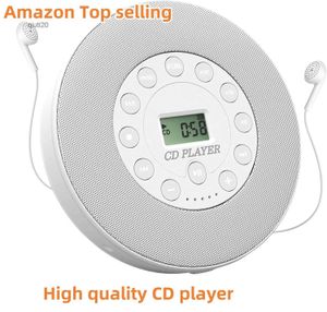 CDプレーヤーCDプレーヤーポータブルステレオサウンドシステム充電式再生CD/CD-R/CD-RW/MP3サポートUSB Aux in Earphone Jack SpeedL2402