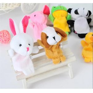 2024 Animal Finger Puppet Baby Barn Plush Toys Cartoon Barn Baby Favor Puppets For Bedtime Stories Kids Christmas Gift