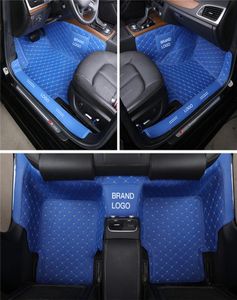 Anpassad fit biltillbehör Bilmatta vattentätt PU -läder Eco Friendly Material för enorma fordon full set mattor med logotyp desig4938526