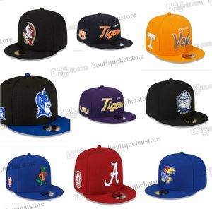 2024 Todos os times de cores misturadas Fãs NCAA EUA College Baseball Chapéu ajustável Masculino Feminino Tamanho único Vintage Flat Sport Base Ball Snapback Caps Letras A N Bone Chapeau Fev29-03