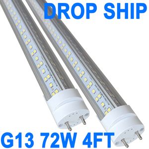 T8 72 Watt Kaltweiß, lineare T8-Leuchtstoffröhre, Ersatzlampe für T8-Leuchte, G13-Bi-Pin-Sockel, Ersatz für Leuchtstofflampe, 6500 K für Garagenschrank crestech