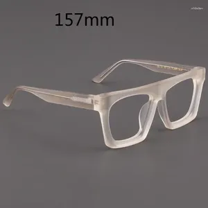 Solglasögon Vazrobe 157mm överdimensionerade män glasögon ram kvinnor ftat topp stora myopiska glasögon manliga glasögon för recept 0 -150 200 250